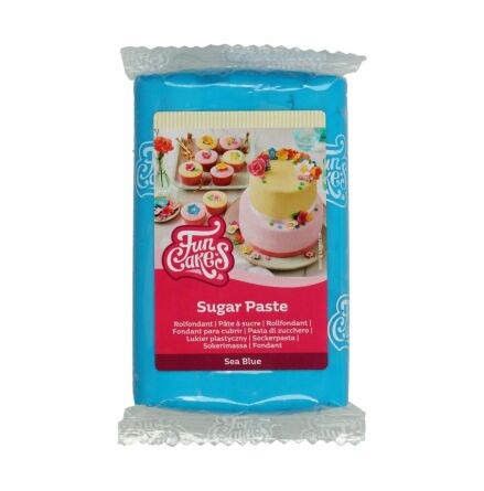 Sockerpasta Sea Blue, 250 g