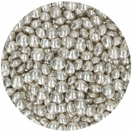 Sprinkle Candy Choco Metallic Silver Strssel