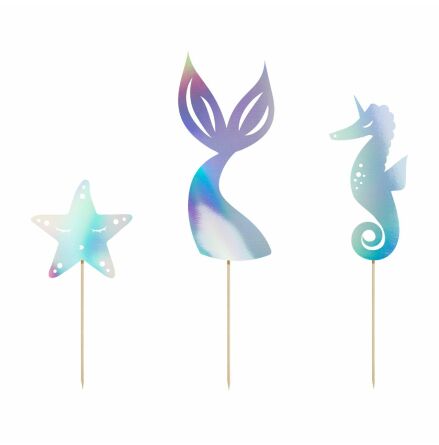 Cake Toppers Mermaid, set/3